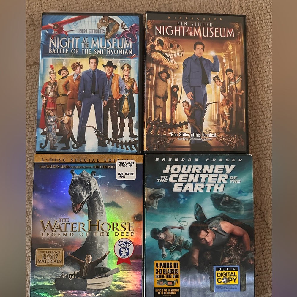 4 DVDs